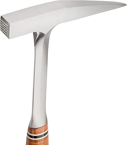 Miniatura 9 de ESTWING Rock Pick - Martillo geológico de 13 onzas con cara lisa y agarre de cuero genuino - E13P