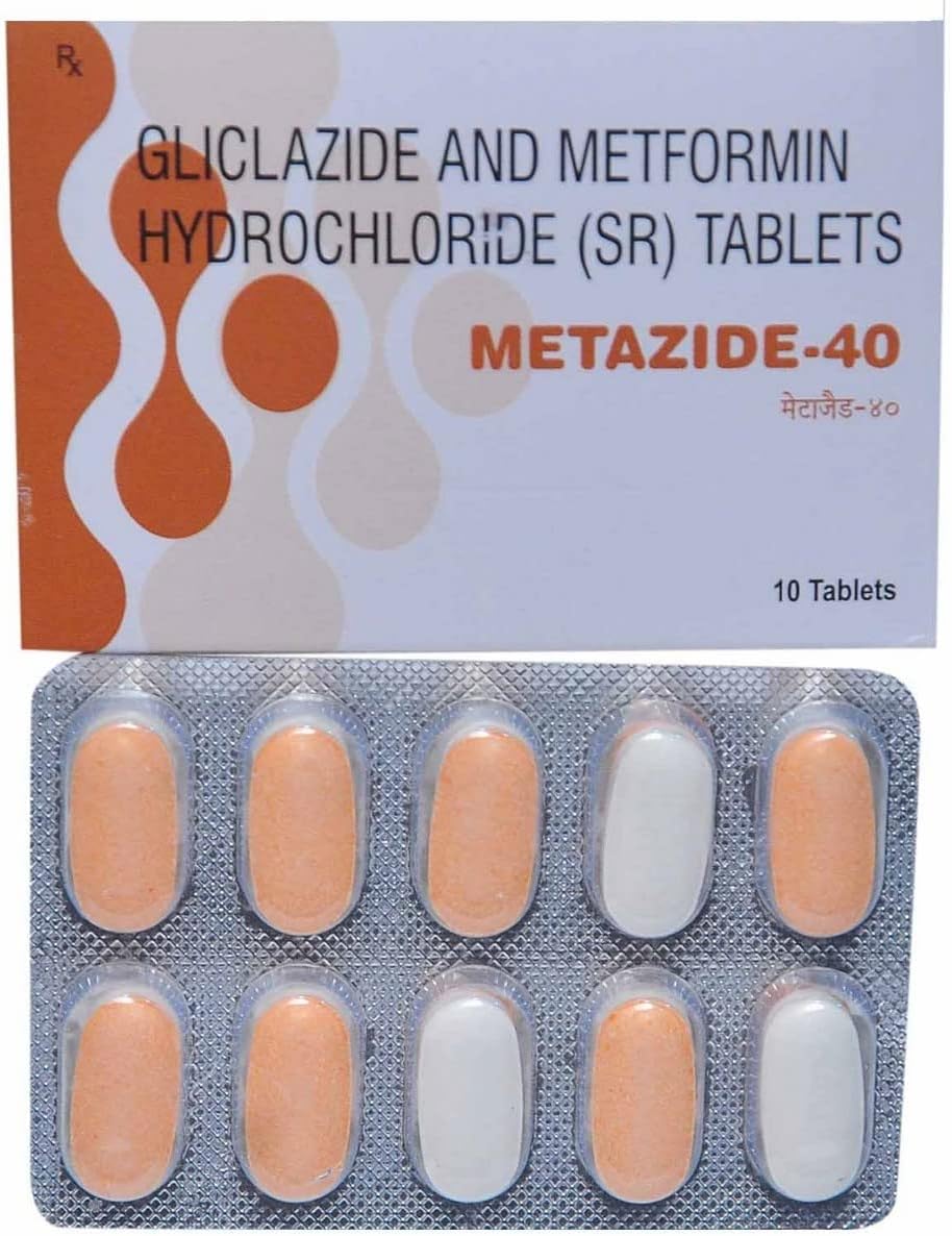 Metazide-40 - Strip of 10 Tablets