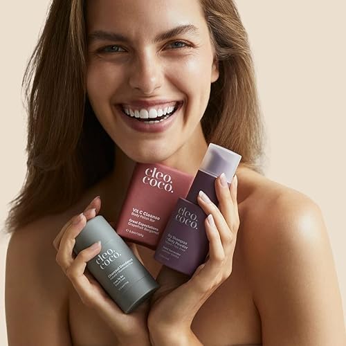 Miniatura 5 de CleoCoco - Desodorante natural para mujer sin aluminio fabricado con aceite de coco orgánico carbón activado para protección contra olores de 24