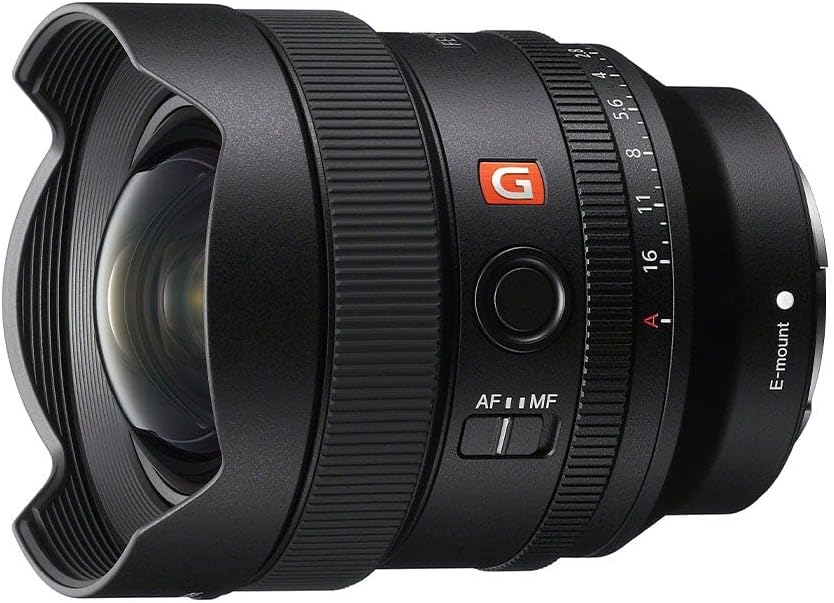 E Mount Sony FE 14mm F1.8 GM Full-Frame Lens (SEL14F18GM) | Ultra-Wide Angle Prime | Premium G Master