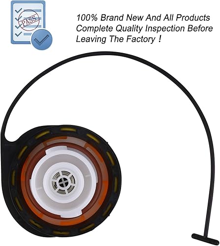 Miniatura 5 de Tapa del depósito de combustible E85, tapa de gasolina compatible con Chevy GMC Cadillac - Avalanche 2007-2011, Silverado 1500, Suburban 1500,