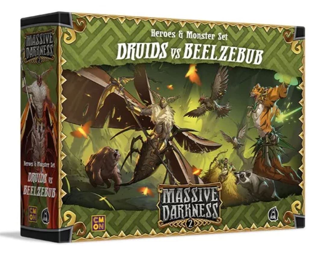 Massive Darkness 2 Druids vs Beelzebub Heroes & Monsters Set