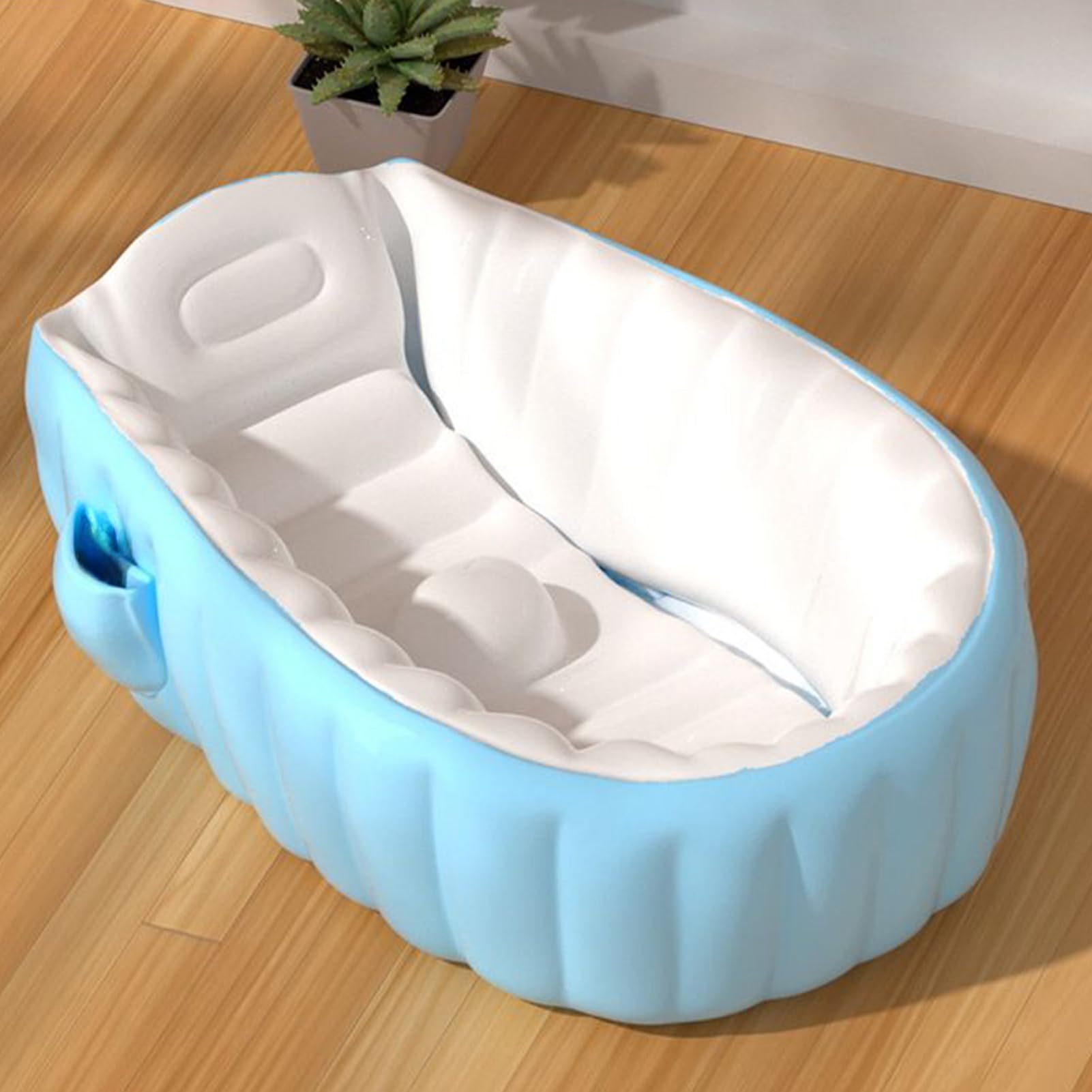 Vasca Da Bagno Da Viaggio per Neonato Catino Pieghevole Essenziale Bimbi 2+ | Vasca Portatile Bambini Con Pompa A Pedale Casa Interno Bagno Hotel Esterno Viaggio Vacanza Bambini Piccoli