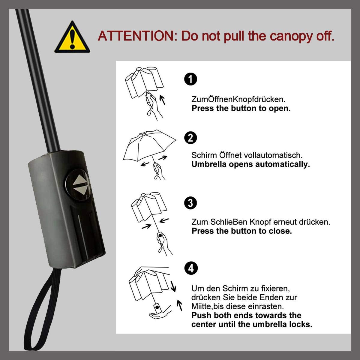 Marriarics Travel Umbrella Windproof