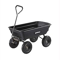 Algopix Similar Product 10 - Gorilla Carts Utility Cart with Steel