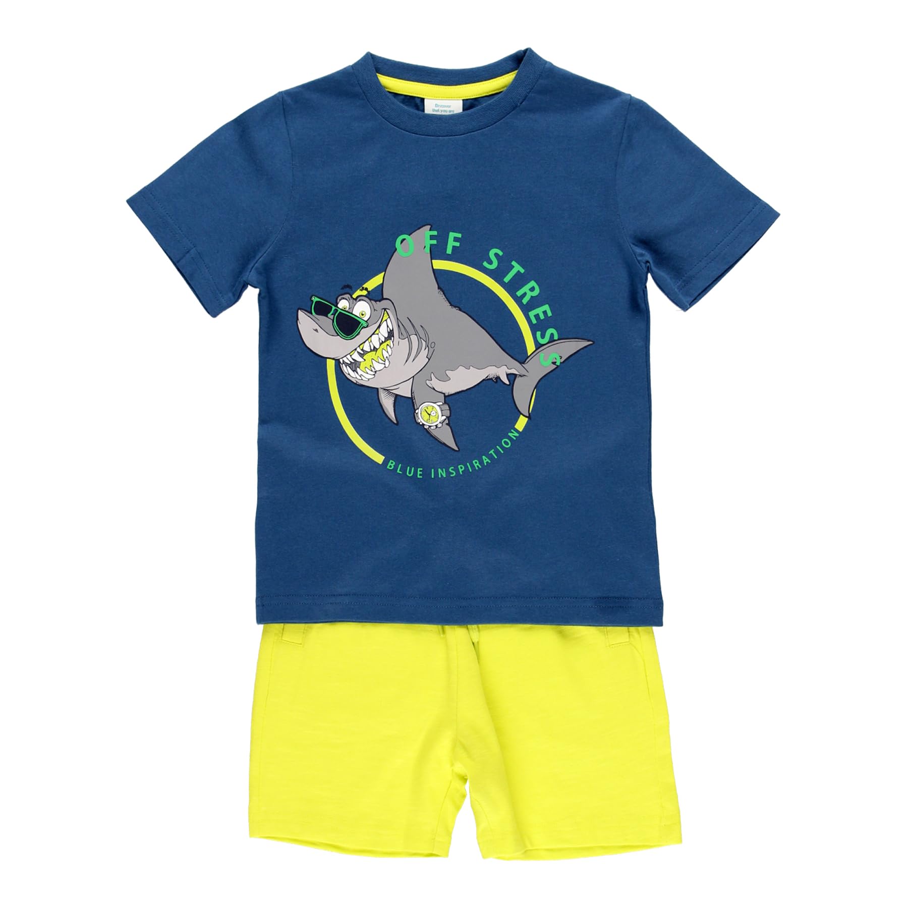 boboli Chandal Niño Verano – Conjunto Deportivo Niño - Conjunto Verano Niño - Sport – Camiseta manga corta y Pantalon corto para niño – Para niños de 4 años a 12 años