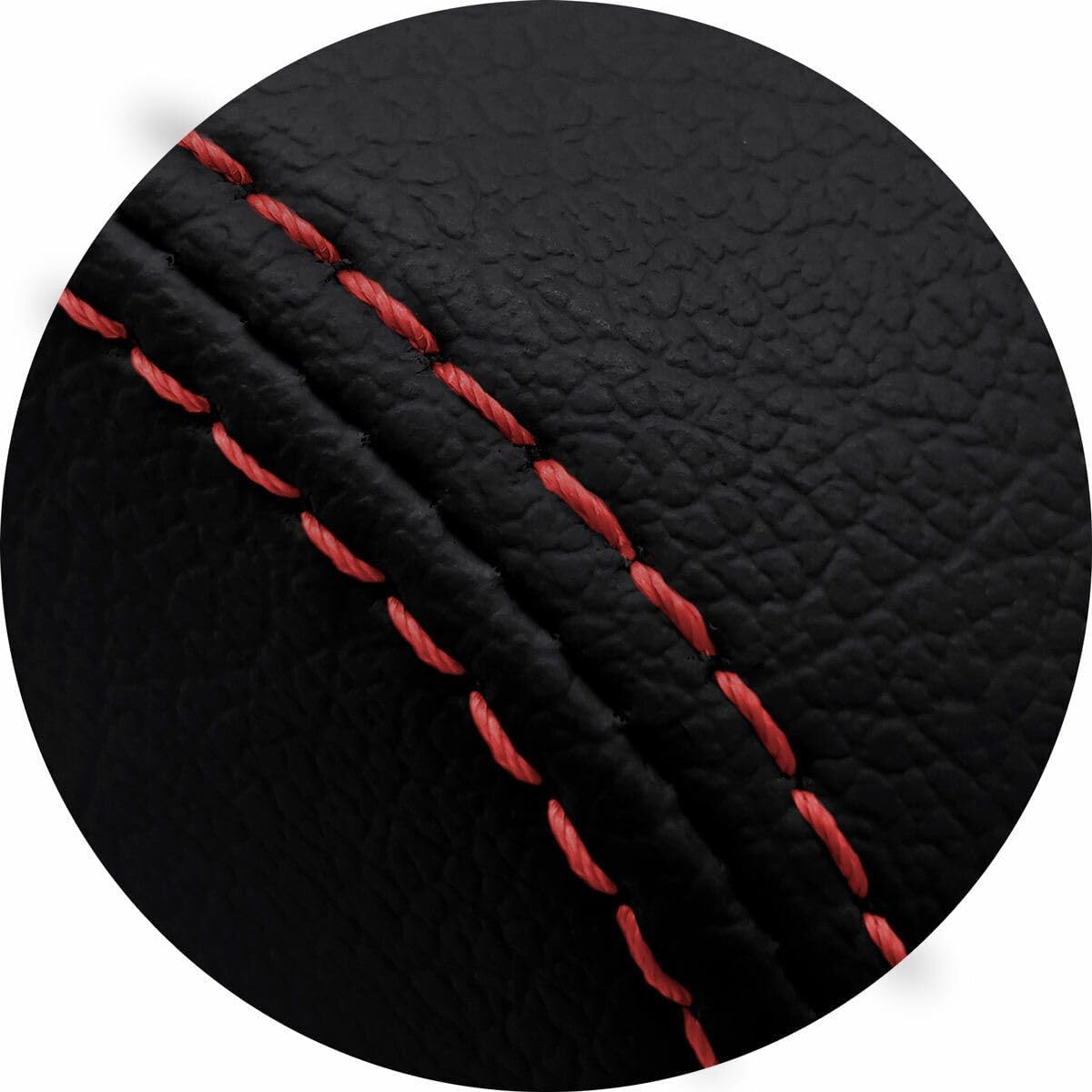 Automatic E Brake Boot Red Stitch Synthetic Leather Compatible with Toyota 86 2017-2020 Center Console Insert