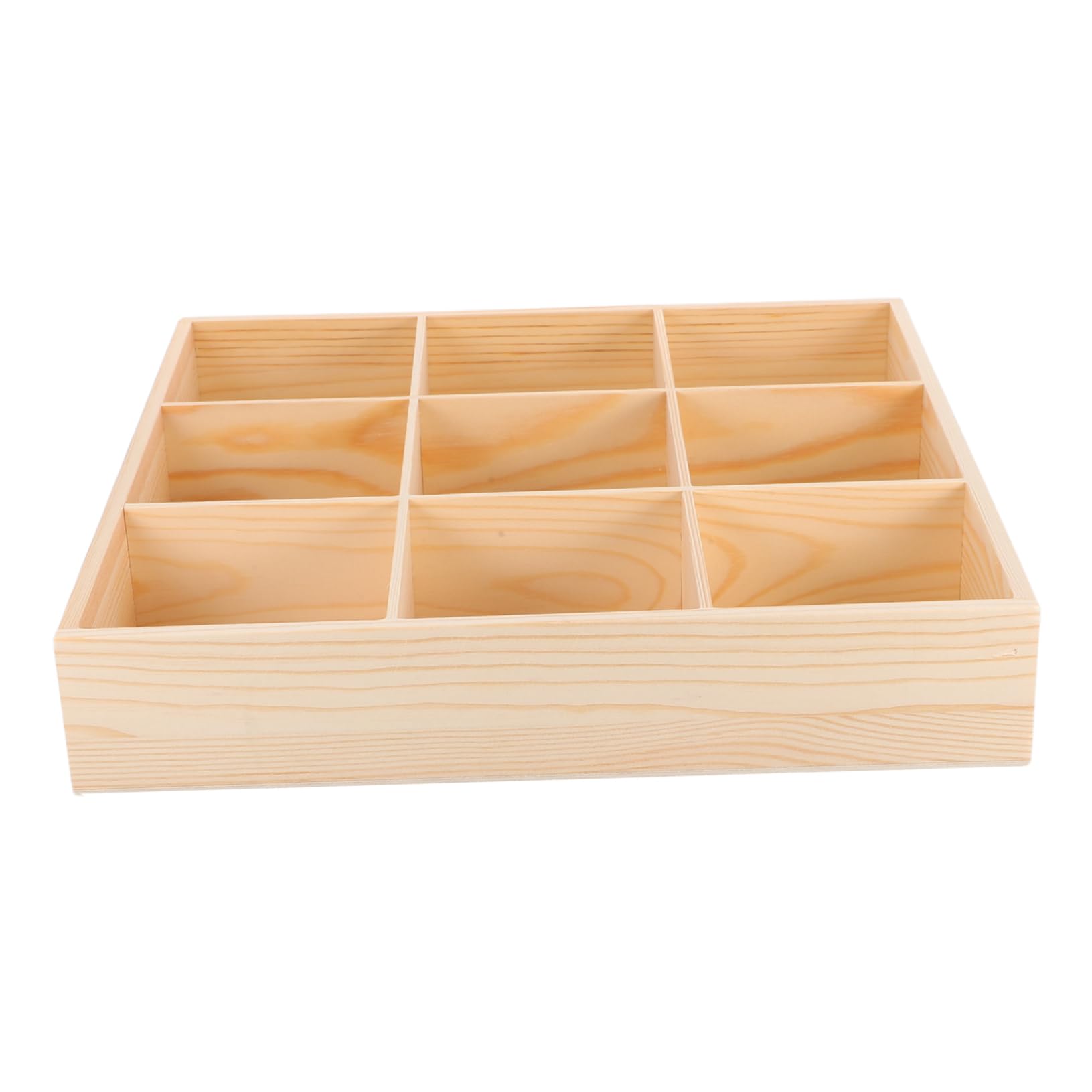 Holz Schubladenorganizer mit Mehreren Fächern für Socken und Schlüssel
