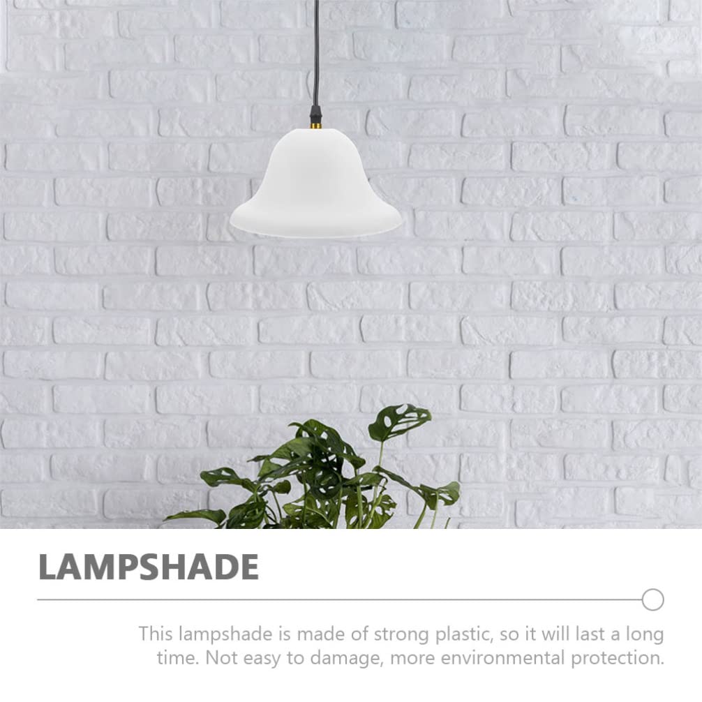 4 unids Campana en forma de pantalla de lámpara Torchiere reemplazo de pantalla de hongo cubierta de luz de ventilador de techo globos reemplazo para mesa piso lámpara de pared 5