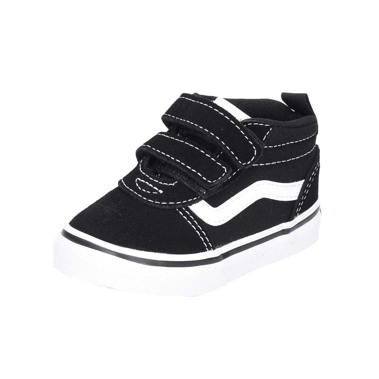 Vans Unisex Kids Td Ward Mid V Sneaker, Suede Canvas Black White, 5.5 UK Child