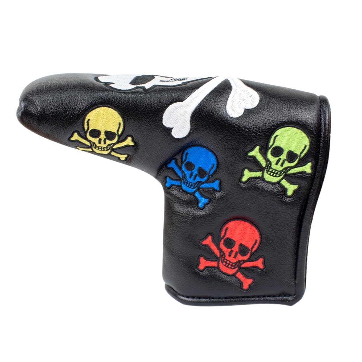 Scott Edward Skull Blade Golf Putter Cover PU Leather 1 Piece in Pack, Fits Golf Blade Putters Unisex (colorful Putter) — image 1