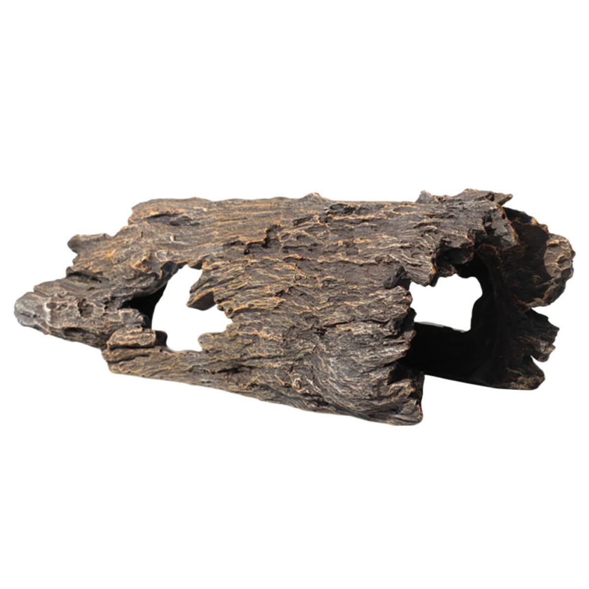 Mikikit Tocón de Paisaje Decorativo de Resina para Pecera, Árbol Artificial para Acuarios, Resistente al Desgaste y Adecuado para Decoración de Peceras Pequeñas
