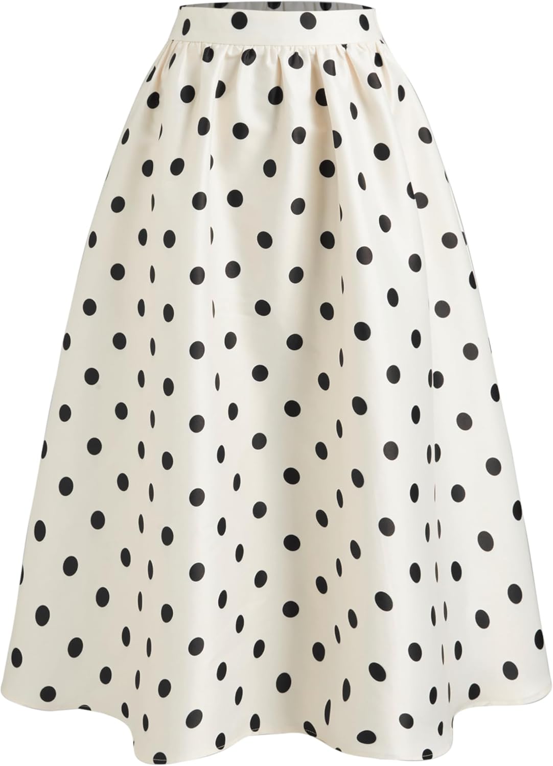 CIDER Womens Polka Dot Maxi Skirts A Line Elastic Waisted Elegant Vintage Outfits Casual Skirt 2025 Fall