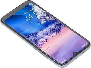 Celular de 6,26 polegadas, RAM 4GB Celular 2800mAh Bateria HD Tela Cheia Sensores Dual Core para Vida Diária Azul claro