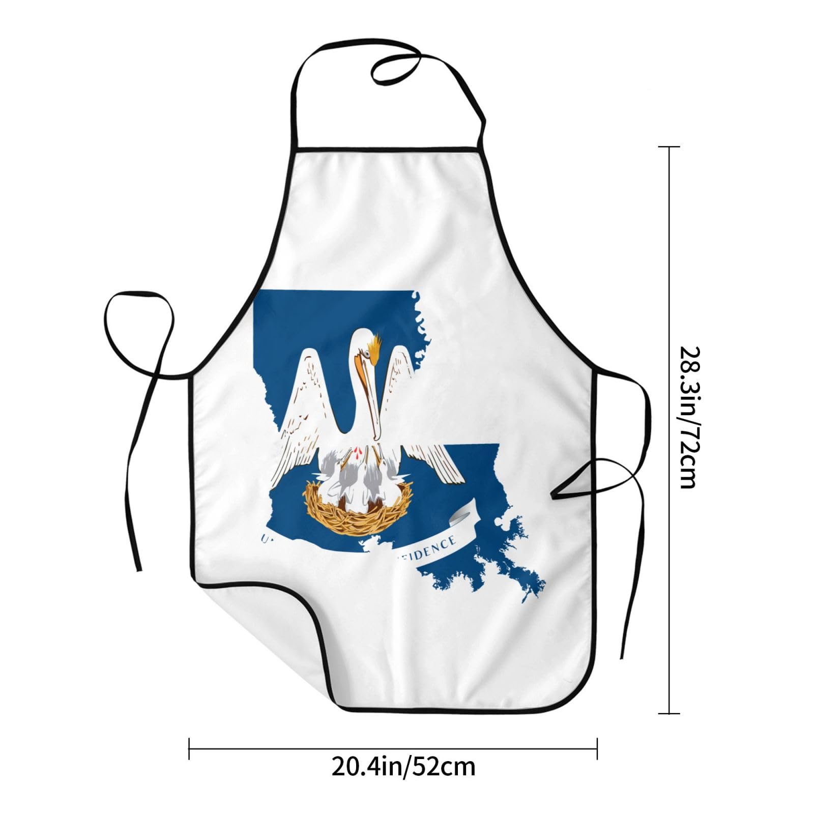 Tablier de cuisine unisexe avec drapeau et carte du Maine, doux et confortable pour homme et femme