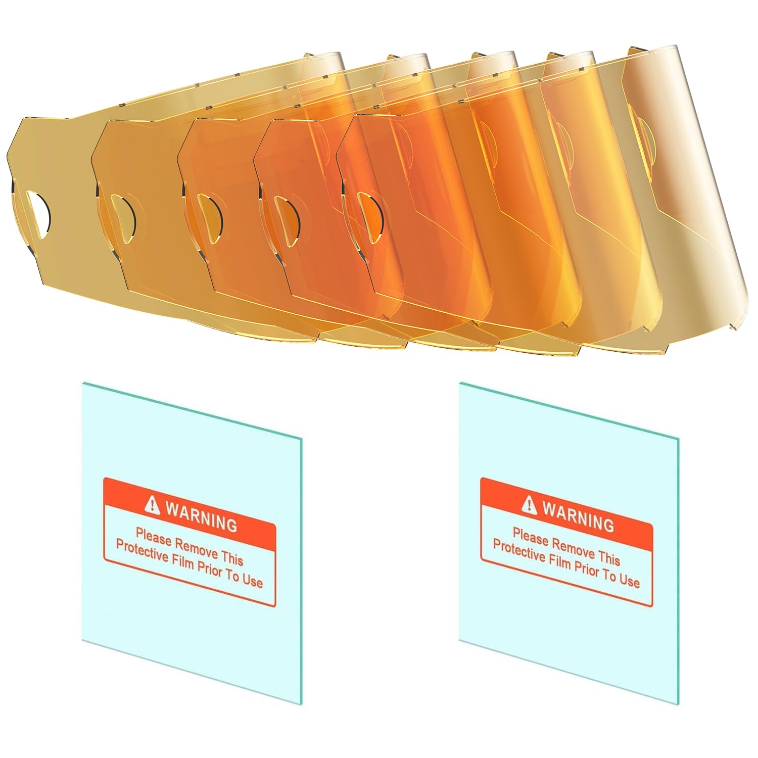 ANDELI Máscara soldar 2 LED - Triple Visión 3 Lentes Auto oscurecibles, LCD, ANDELI Juego de lentes de repuesto para casco de soldadura OPTIM: 5 lentes exteriores y 2 lentes de protección interiores c