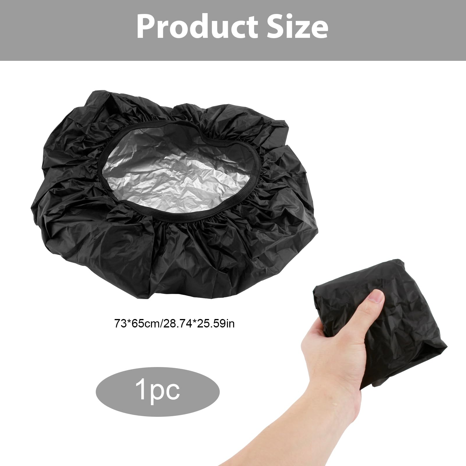 Housse De Pluie Ajustable Pour Panier Vélo - 73-120 Cm, Imperméable, Tous Temps (-30°C à 70°C)