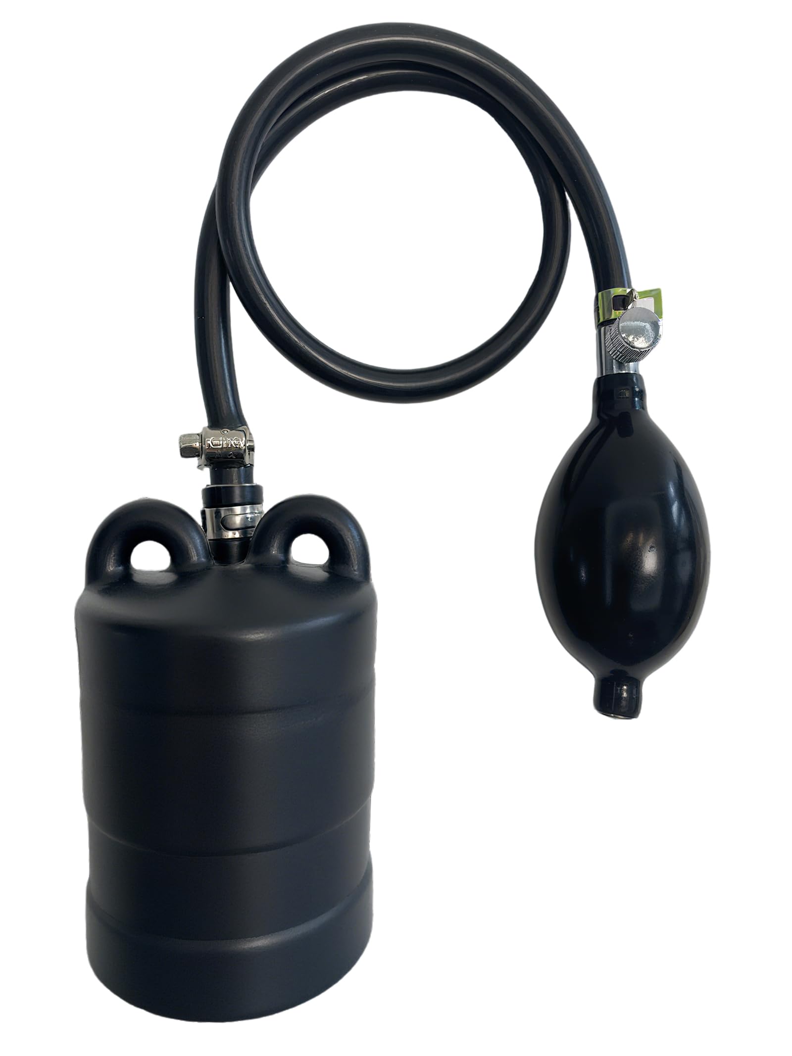 DILIGUALA Inflatable Pipe Plug Balloon for Sealing and Testing of Sewer Pipes, Plumbing Pressure Bladder with Air Pump - Plumbing Test Ball for Sewer Test, Water Shut Off (3 Inch P)