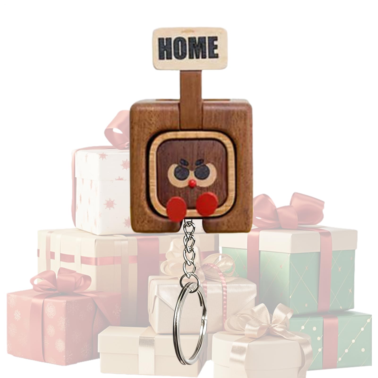 Idée Cadeau Mixte originale : porte-clés mural en bois pour crémaillère