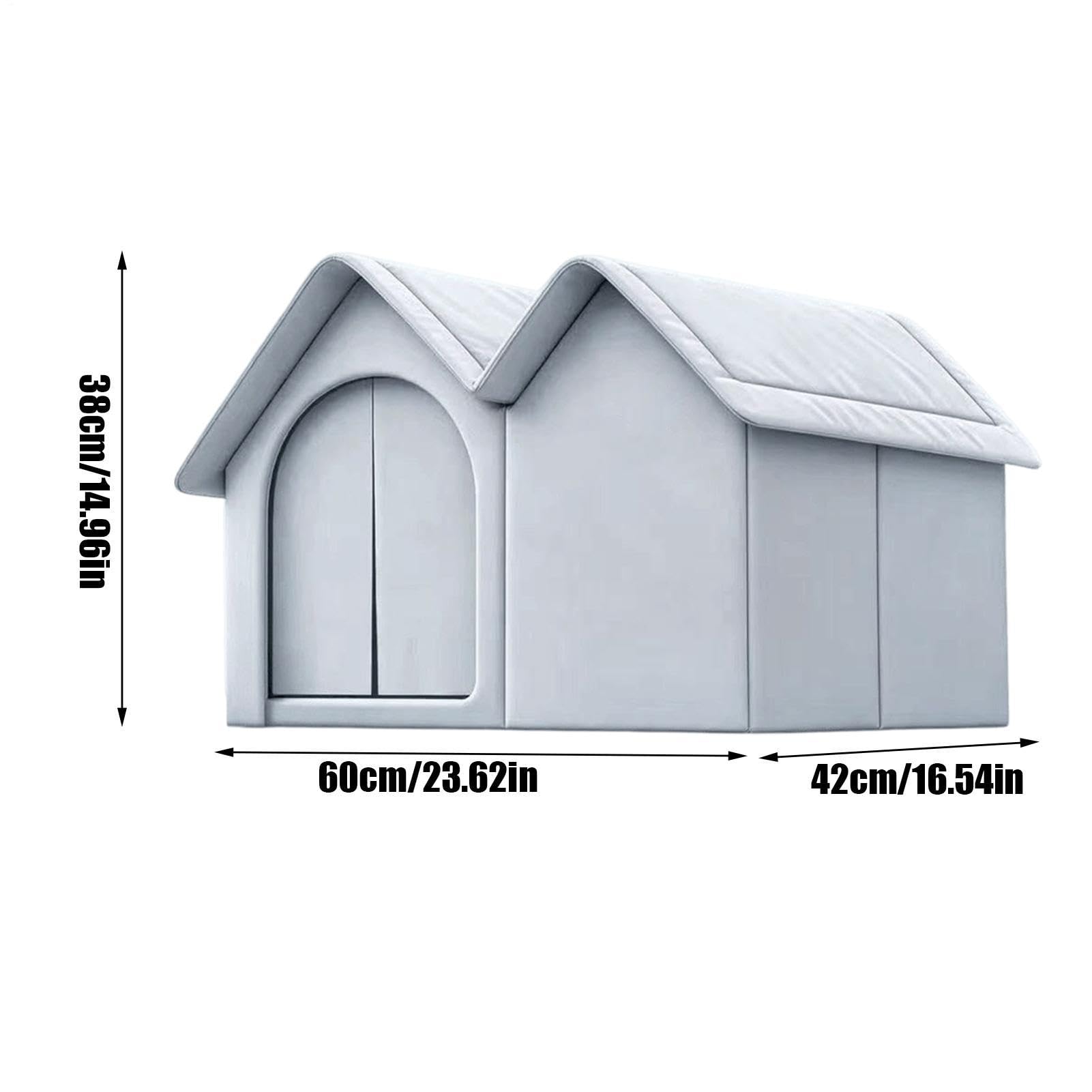 Niche pour Chien AC Enclos Isolé en Tissu Oxford