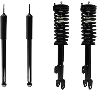 Detroit Axle - RWD Front Struts Rear Shocks Replacement for 300 Dodge Charger Magnum, Coil Springs and Shock Absorbers Sus...