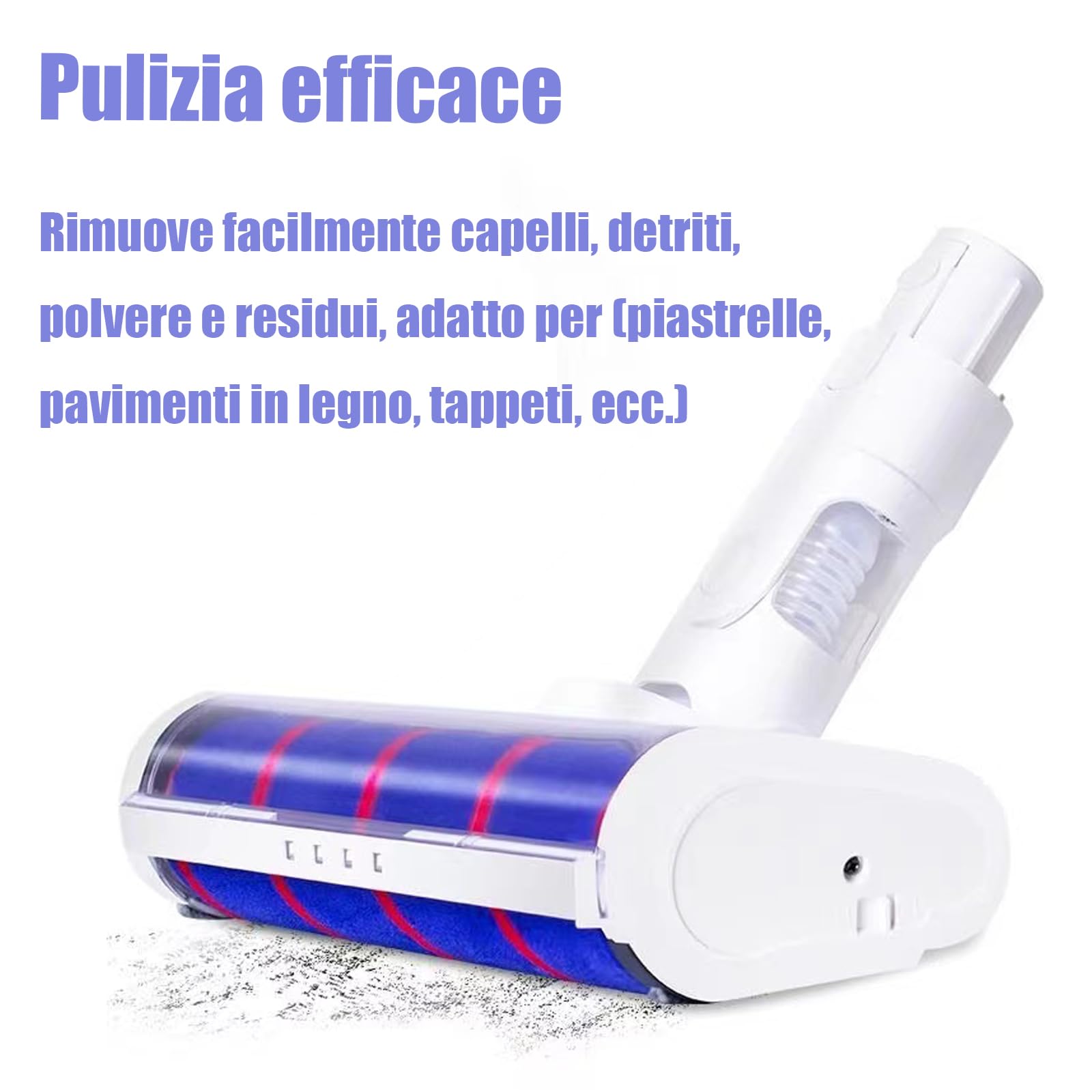 Testa Della Spazzola Elettrica For Pezzi Di Ricambio Del Rullo Del Collettore Di Polveri. Compatibile Con XiaoMi. G9/G10/1S VMH1 Palmare Wireless (Color : Style1