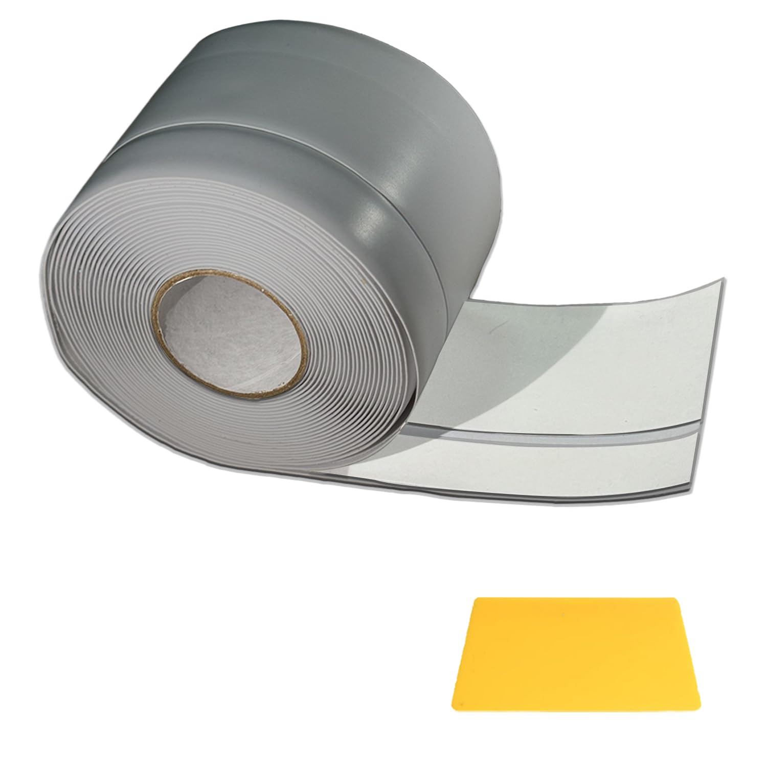 Flexible Skirting Board Vinyl 6M 50x20 mm Self Adhesive Skirting Board PVC Wide Soft skirting Covers Baseboard Wall Trim Molding Trim — image 1