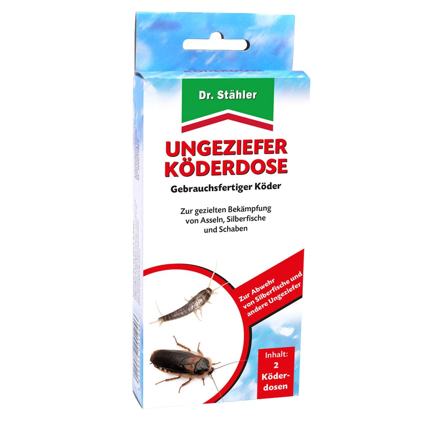 Dr. Stähler Köderdose für Wirbellose, 2 Stück, Schädlingsbekämpfung