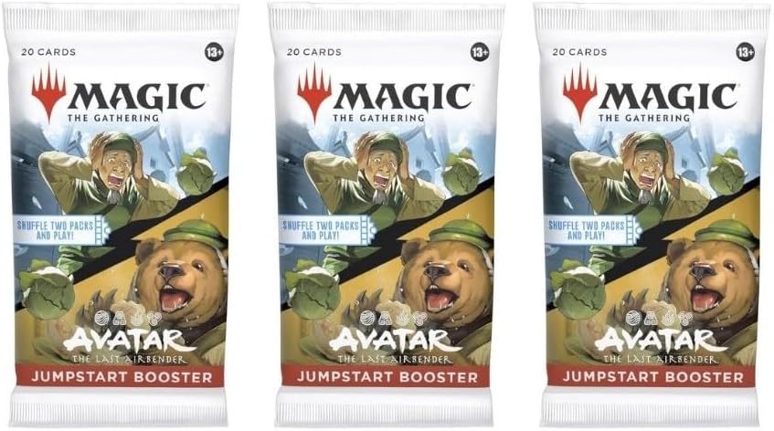 3 Packs Magic The Gathering Jumpstart Booster Pack Lot MTG Avatar The Last Airbender