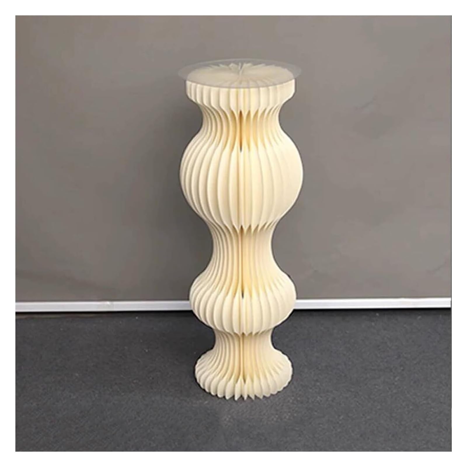 CXGfdghD plinth， Cylinder Stands Paper Pedestal Stand Stackable Cardboard Columns Wedding Party Roman Pillar(80x25cm)
