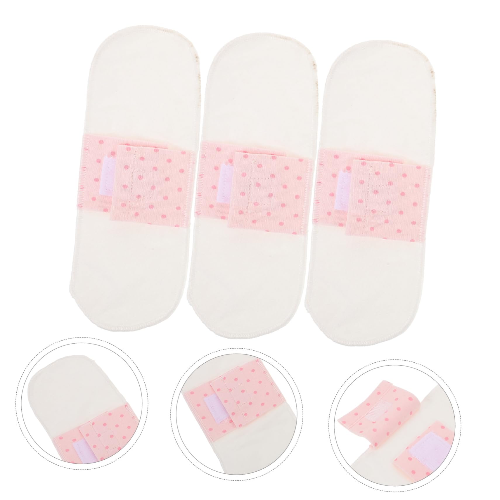 Healeved 15stücke Waschbare Baumwoll-menstruationspads Atmungsaktive Hautfreundliche Slipeinlagen Für Frauen Für Menstruation Geburt Wiederverwendbar