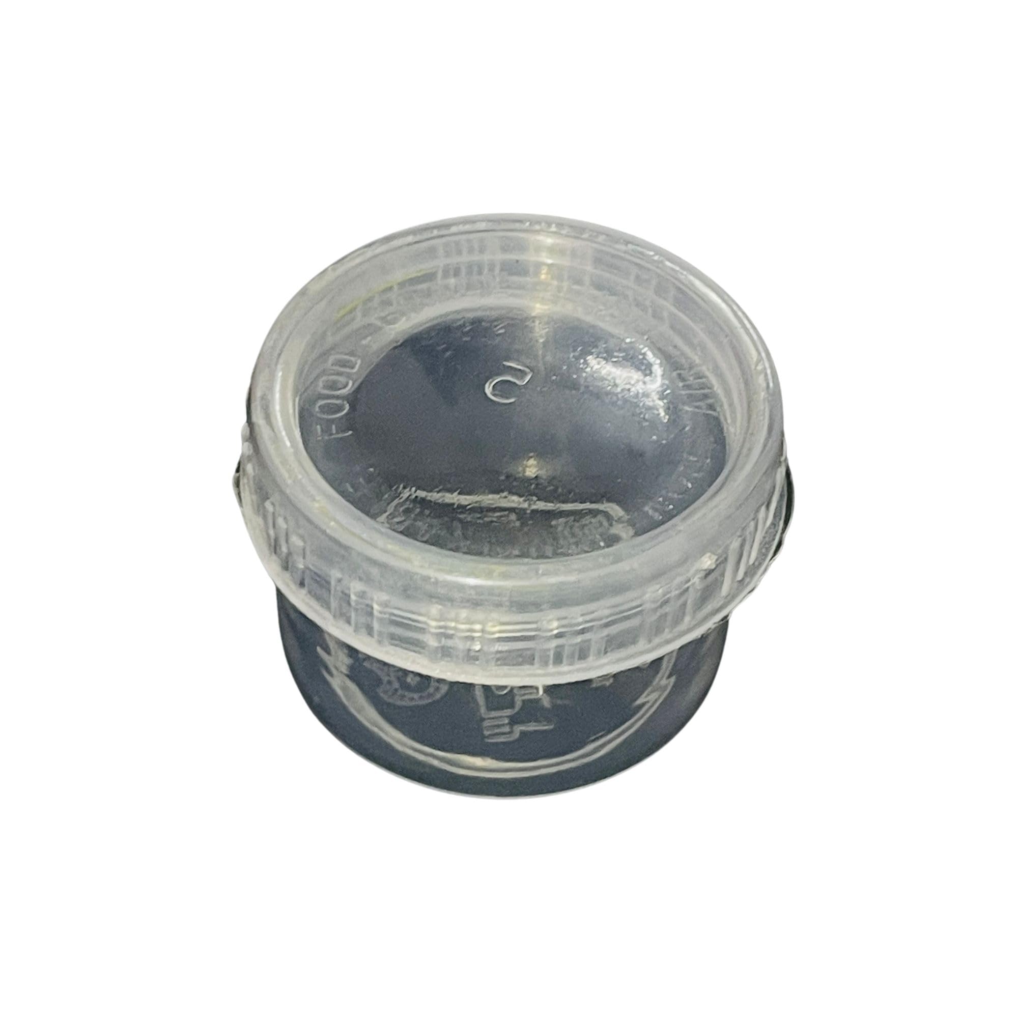 Scrumble Ventures Clear Plastic Storage Containers, 30ml Capacity, Pack of 36, Stackable circular Box with Screw Lid, 2x3cm, for Crafts, Travel, Spices