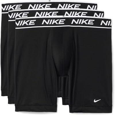 Nike All Day Micro Long Leg Boxer Brief 3-Pack black/black/black