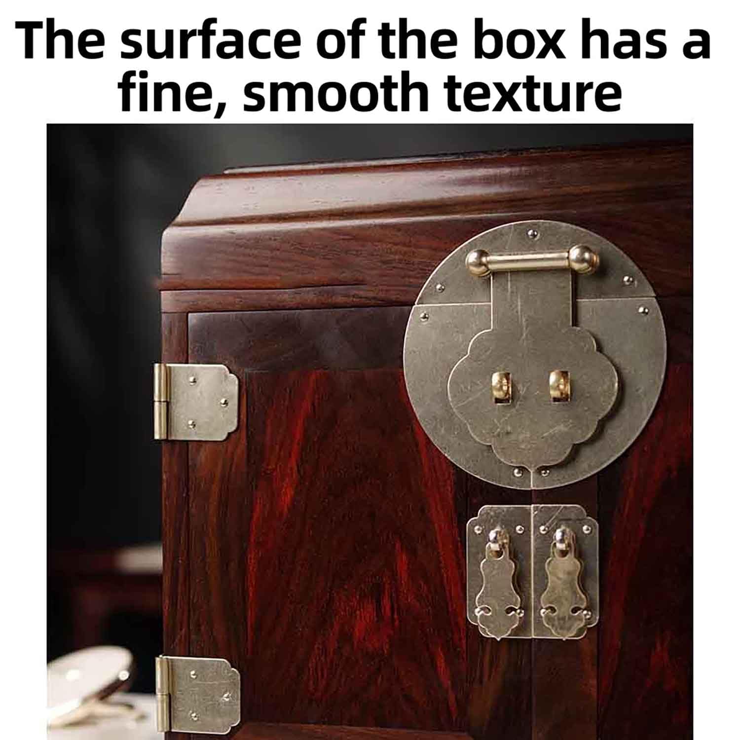 Jewelry Box Organizer Wooden Jewelry Box jujube wood Solid Wood Multi-layer Jewelry Storage Boxes & Organizers, Lockable Necklaces Rings Watches Display Case Storage,Chinese jujube wood