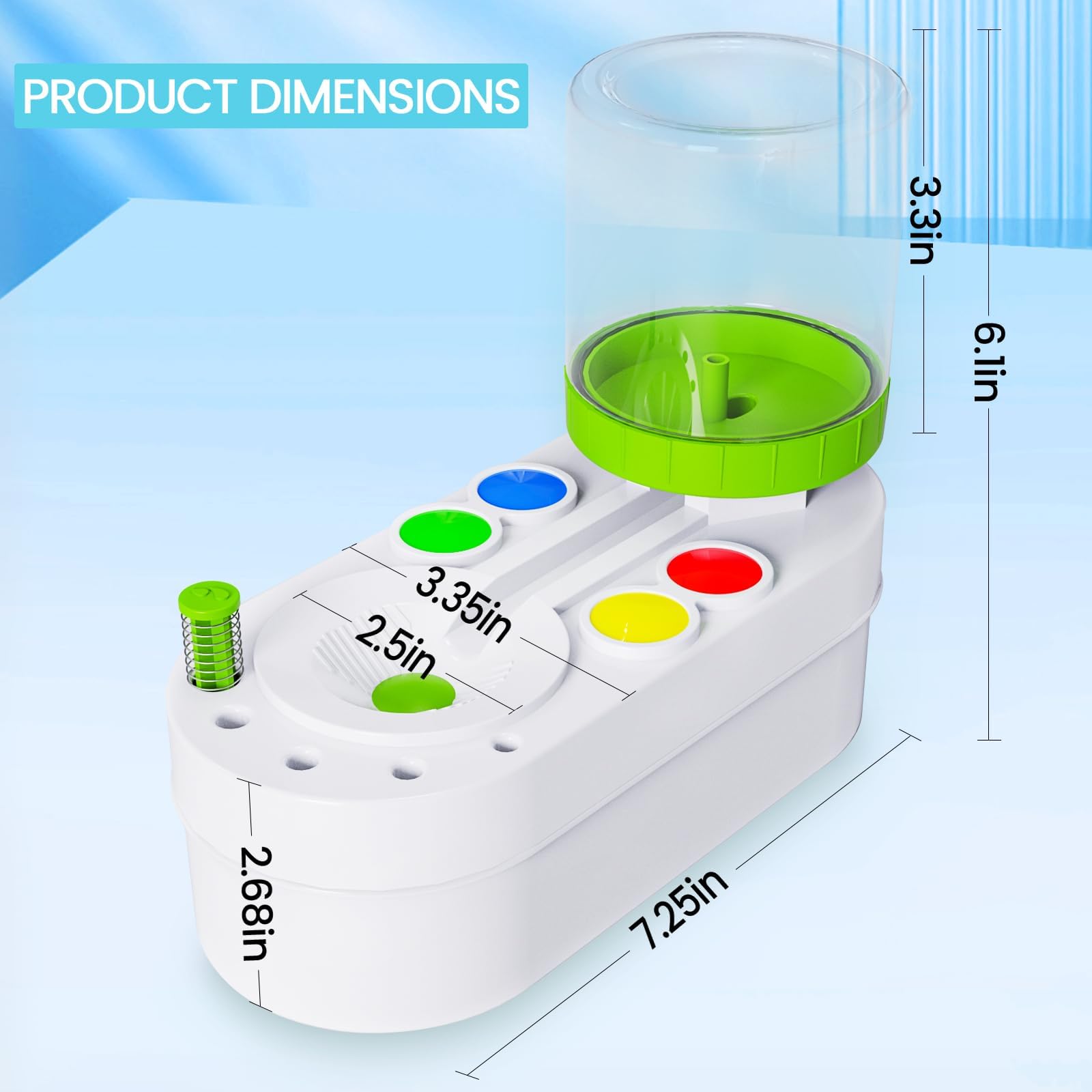 Rondella per Pennelli — Risciacquo del ciclo Spazzolonedell'acqua acrilica per pittura artistica, acrilico, acquerello, pastello, strumenti di pennellatura per pittura a base d'acqua (GREEN)