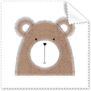Simplicity Style Chubby Bear Animal Cleaning Cloth Phone Screen Glasses Cleaner 5pcs