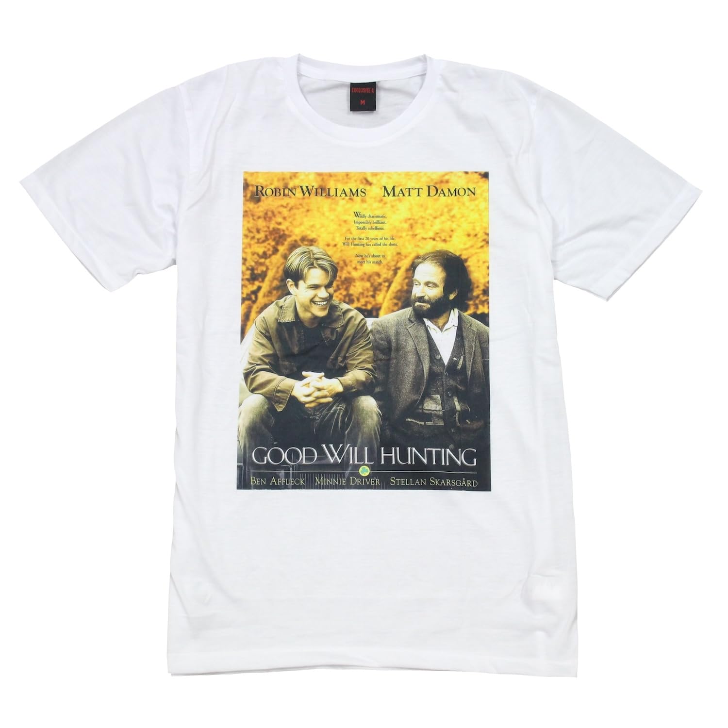 Amazon | [EXCLUSIVE] 映画Tシャツ グッド・ウィル・ハンティング