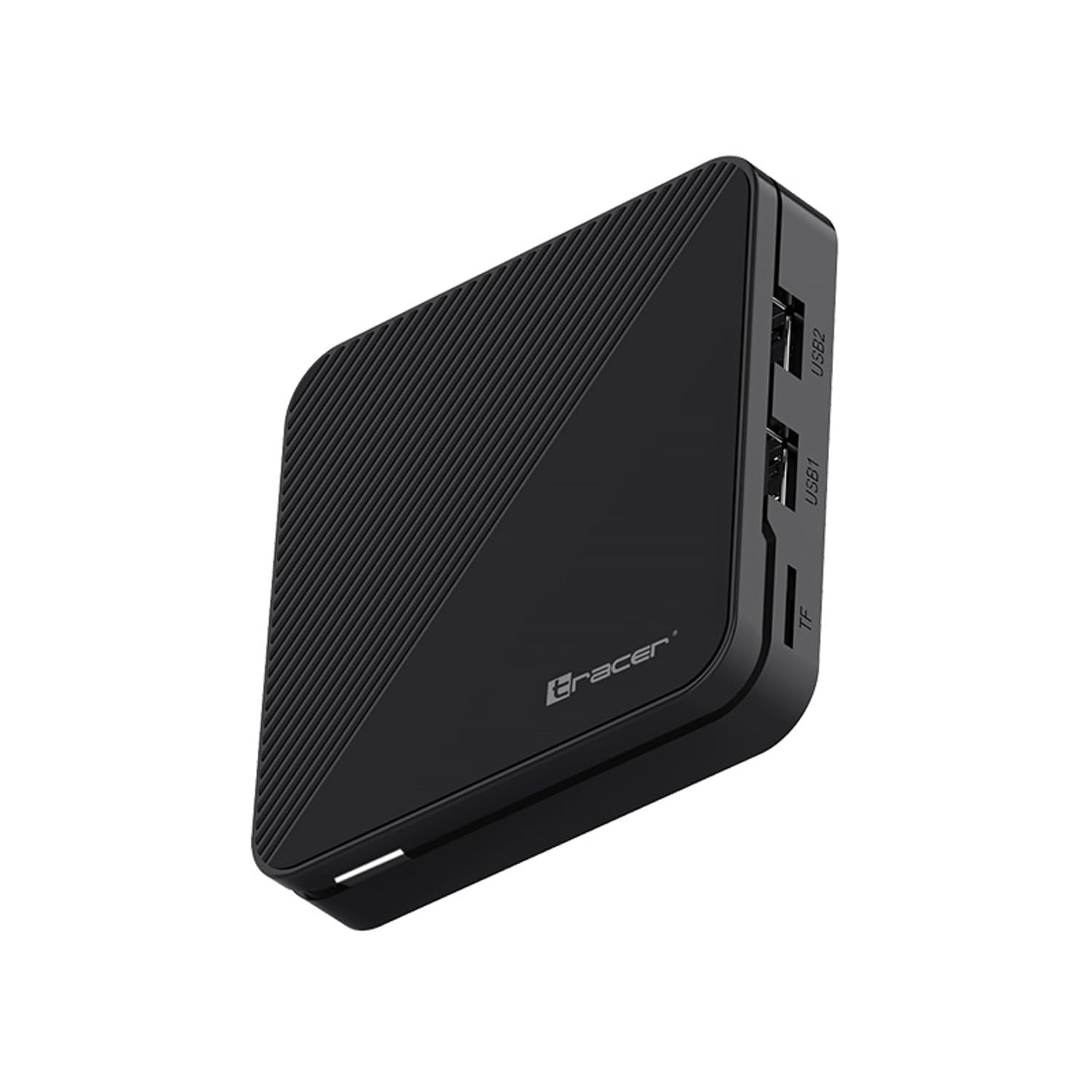 Lecteur multimédia Tracer TV Box | Android 14 4K HDR Wi-Fi Bluetooth 5.0 2 Go de RAM 16 Go de mémoire Quad Core ARM Cortex-A53 Mali-G31 port HDMI LAN | télécommande incluse