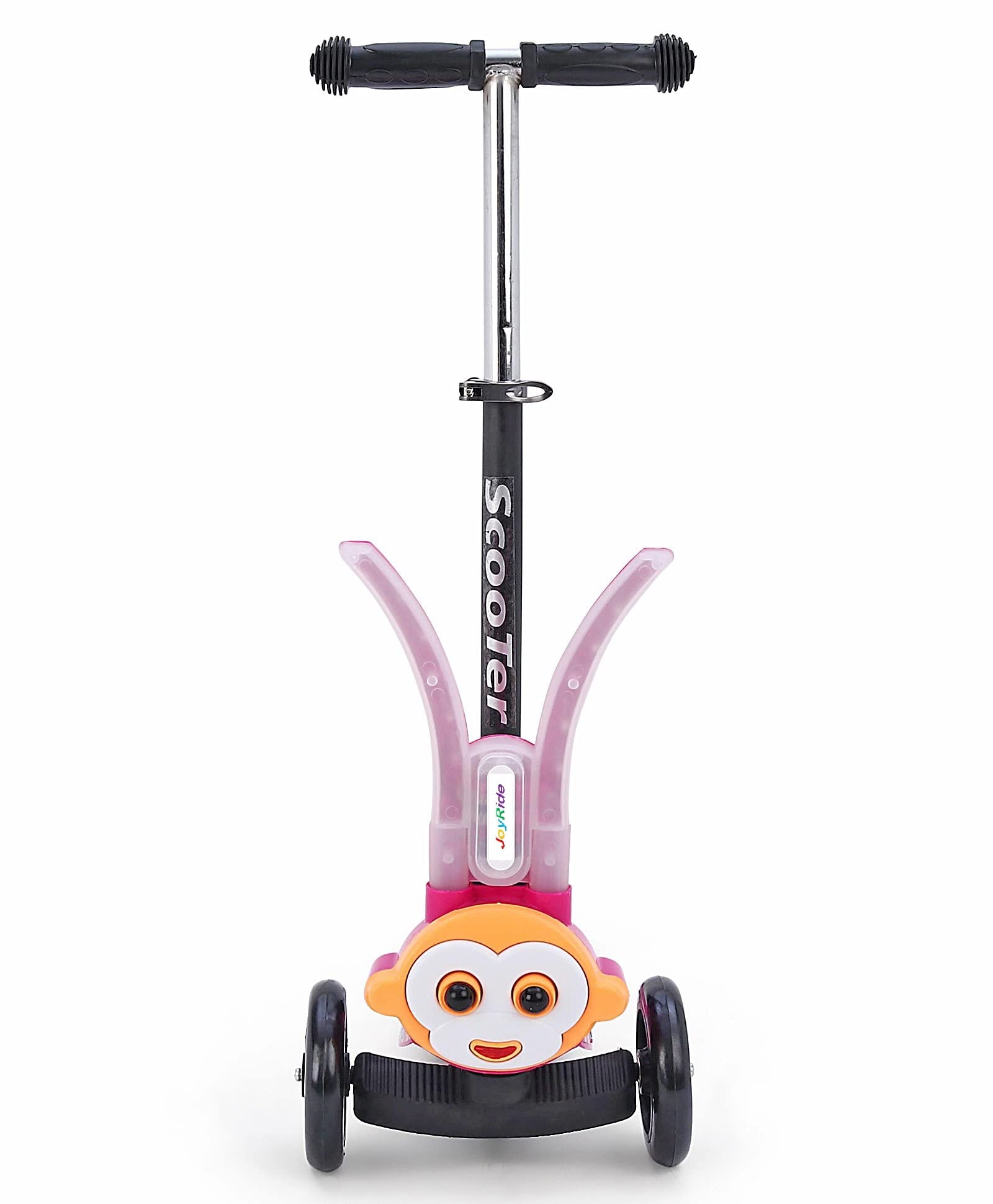 JoyRide Scooter for Kids, 3 Wheels Toddlers Scooter for Boys & Girls, Adjustable Height, Lean to Steer, Foldable Kids Scooter with Extra-Wide Deck and LED Light, Best Gift for Kids Ages 3-8 (Pink) (B09N3RDLY4) Amazon Price History, Amazon Price Tracker