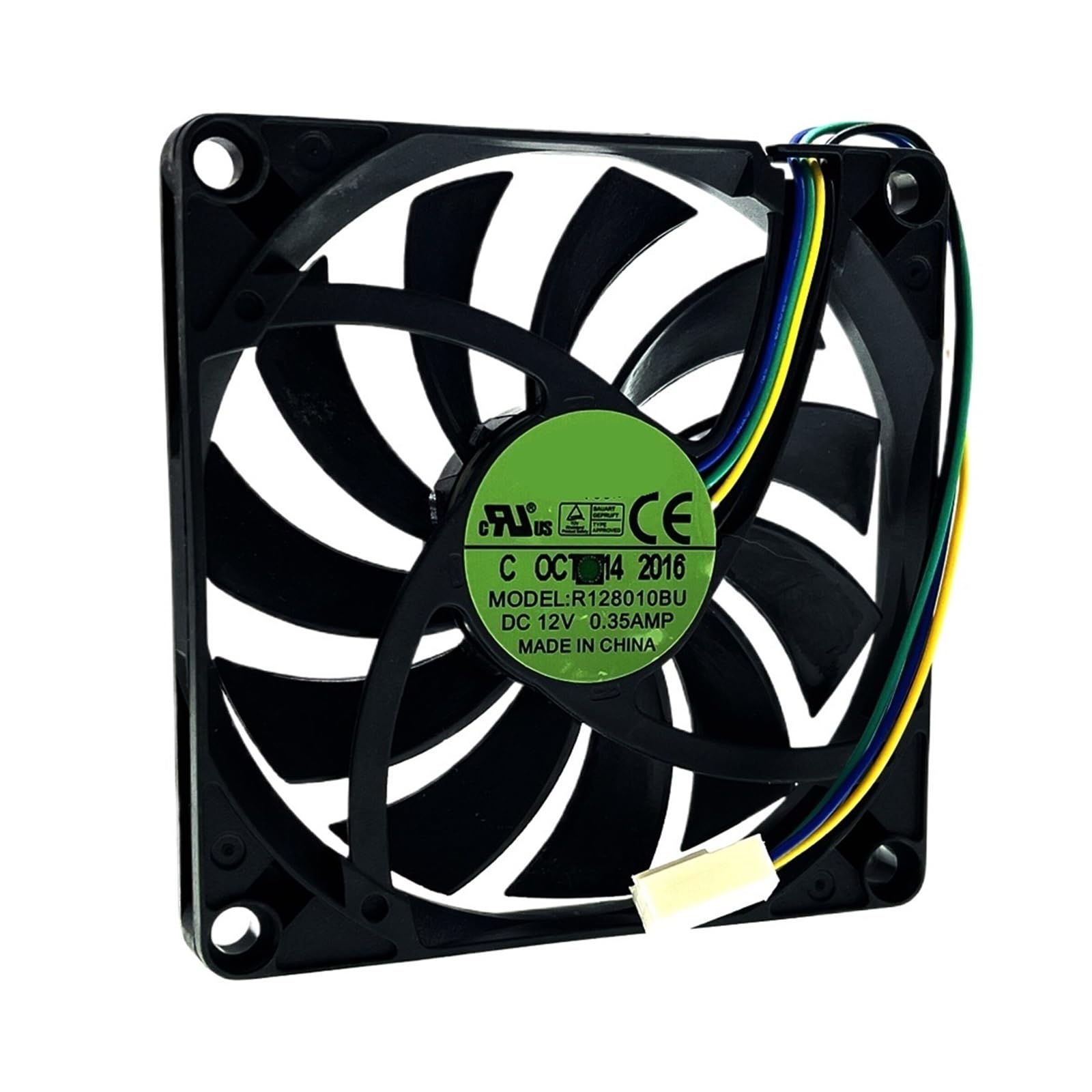 GJEXXPTST R128010BU 80mm 10mm Fan 80X80X10mm Dual Ball Bearing 0.35A 3900RPM