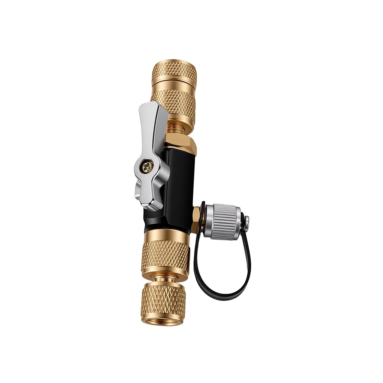 Extractor de núcleos de válvula de latón macizo Luocute con punta ajustable de precisión 8