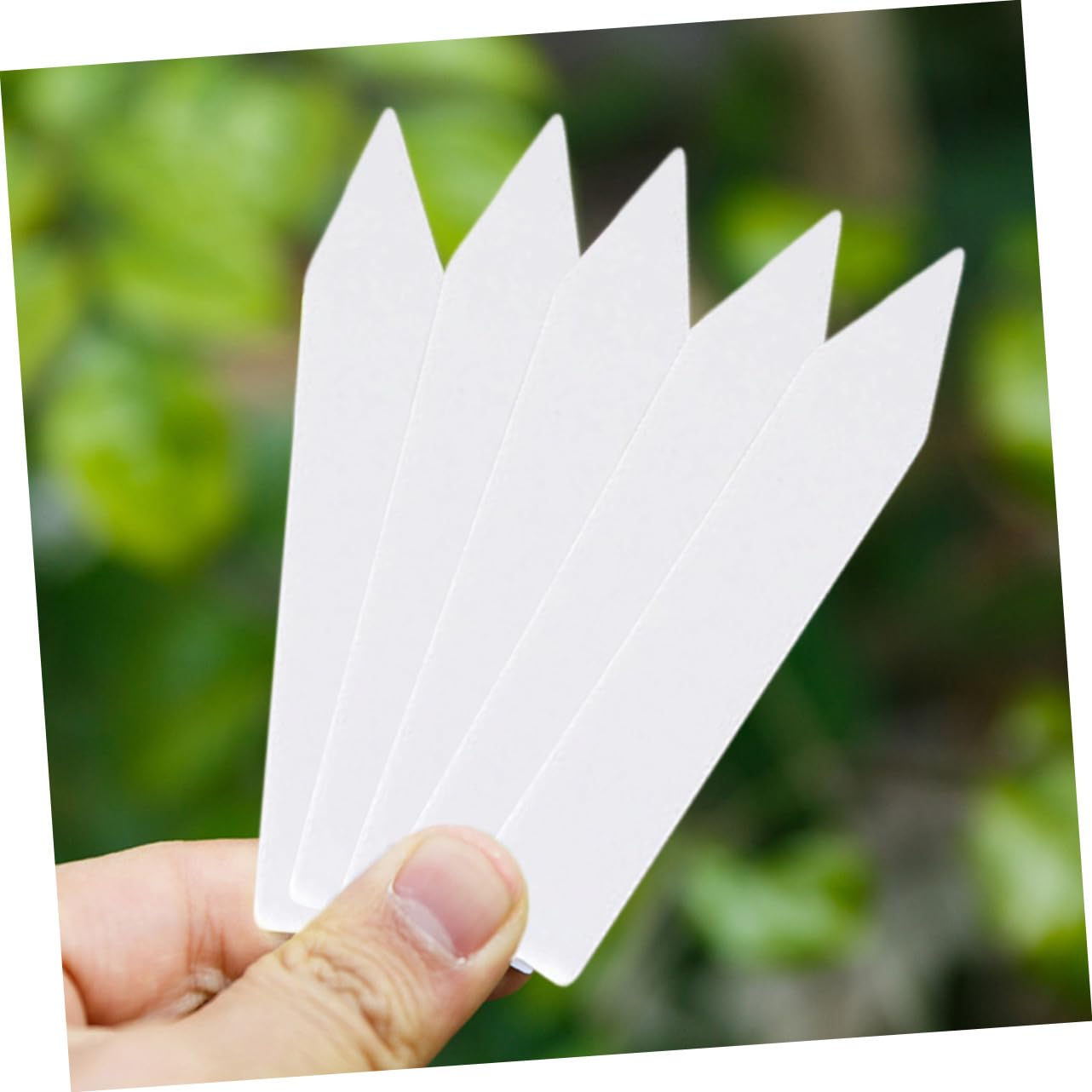 UKCOCO 1000pièce Étiquettes Plantes Jardin Plastique Marqueurs Pépinière Imperméables Tuteurs pour Pots Blancs Étiquettes de Culture Résistantes