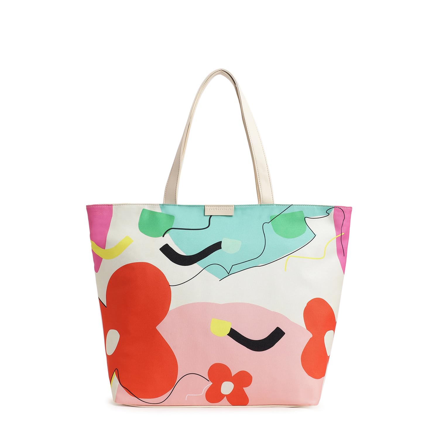 Fastrack Printed White Large Tote Bag for Women (B0CL9LTBRP) Amazon Price History, Amazon Price Tracker