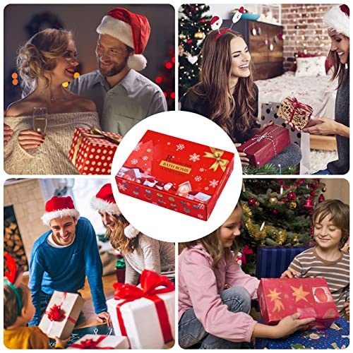 Eastdall Conjunto de presentes 12 unidades de bombas de banho para o Natal com alce do boneco de nev