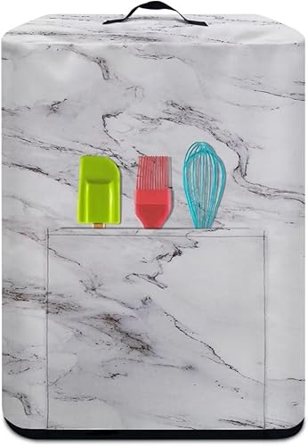 Miniatura 3 de NETILGEN Funda para freidora de aire, cubierta contra el polvo, cubierta aislada para electrodomésticos de cocina con asa superior y bolsillos