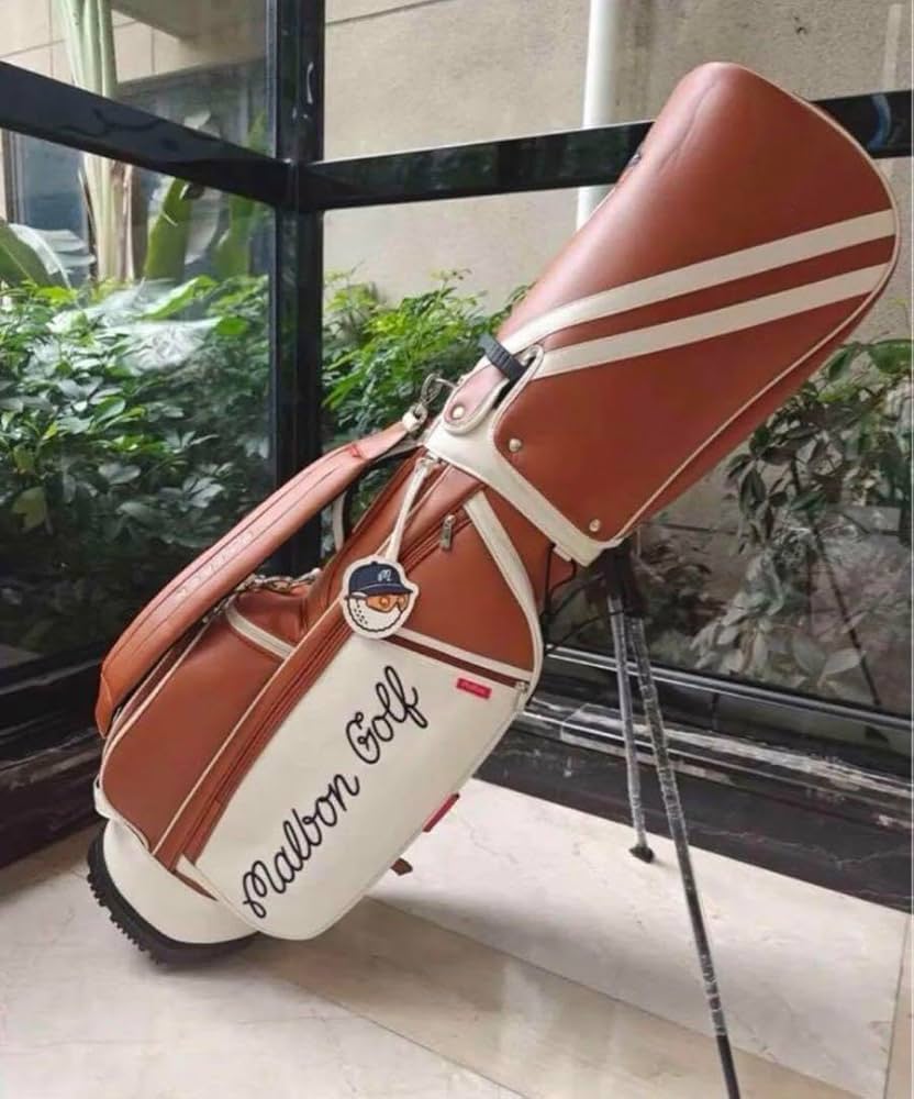 マルボンゴルフ malbon キャディバッグ 新品