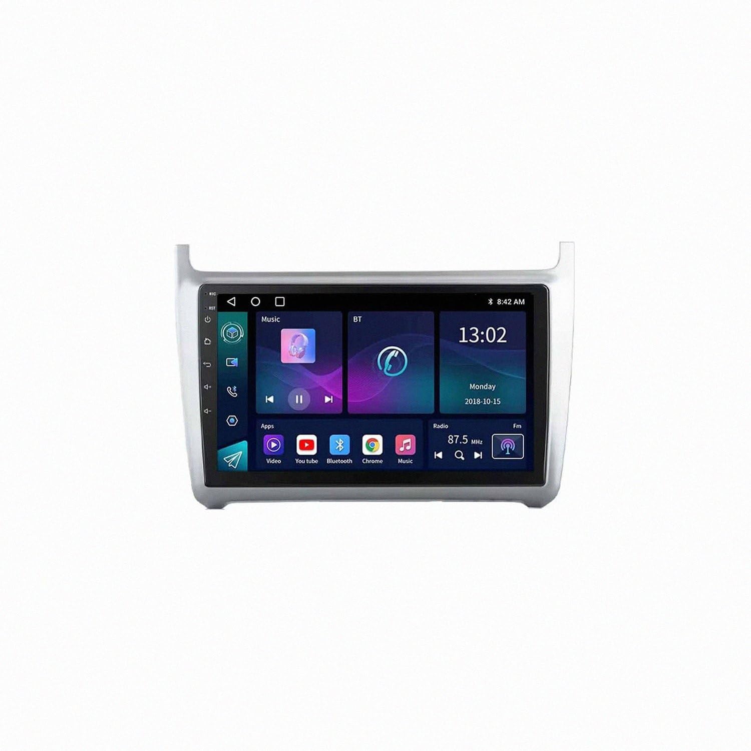 Touchscreen Autoradiao Multimedia Player für Volkswagen Crossfox 2003-2009 Bildschirm mit Bluetooth-Freisprecheinrichtung, Sprachassistent, Live-Navigation, 8 Kern 6G+128G