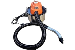 Pellethead Ash Vacuum Vault Pro Mini: Ultimate Manual Vacuum Sweeper for Ash Removal