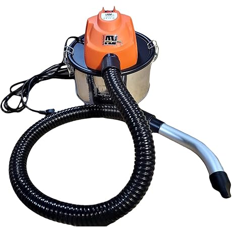 Pellethead Ash Vacuum Vault Pro Mini: Ultimate Manual Vacuum Sweeper for Ash Removal
