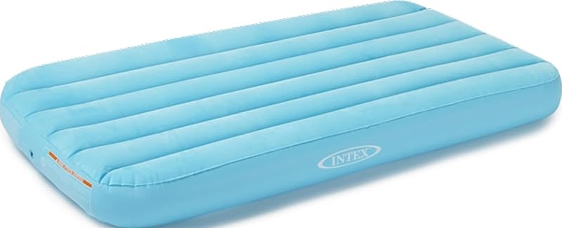 66803EP Cozy Kidz Inflatable Airbed: Fiber-Tech – Velvety Soft Surface – Carry Bag Included – Color May Vary – 34.5" x 62" x 7"